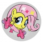 Happy Flutter Grey Round